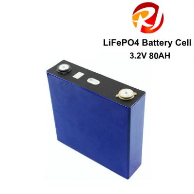 China Chinese Manufacturer 3.2V 80Ah LiFePO4 Battery Cell Rechargeable LFP For Electric Motoracycle Cars for sale