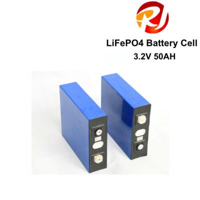 China Solar Battery 3.2V 50AH Lifepo4 Battery Cells Manufacturer For PV House Energy Storage System for sale