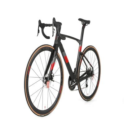 China Cheap High Modulus Carbon Sava Bike Frame 700 Clincher Carbon Road Bike Disc Brake China Factory New With 22 Speed for sale