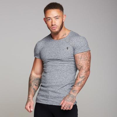 China 2021 Selling Men Fitness Plain T-shirt Solid Color O Neck Warm Breathable Plain Quick-drying T-shirt GYM Train Wear for sale