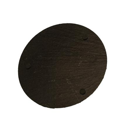 China Natural Black beef Slate plate sushi black slate dinner plates with good quality for sale