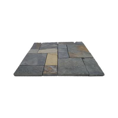 China Rusty Stone Slate Wall Stack Stone Panel Exterior Wall Stone Panel for sale