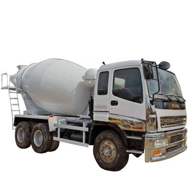 China Japan Izuzu 10m3 Home Use Used Self Loading Concrete Mixer Truck Isuzu Mixers for sale