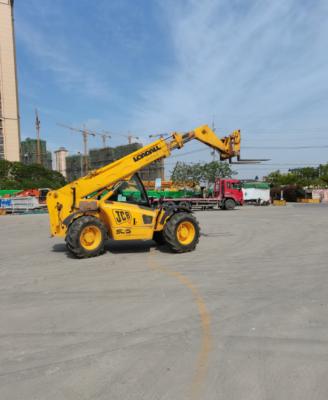 China Construction worksÂ   4x4 terrain driving and steering telescopic handler JCB 3.5 tons used telehandler forklift JCB535 9m for sale