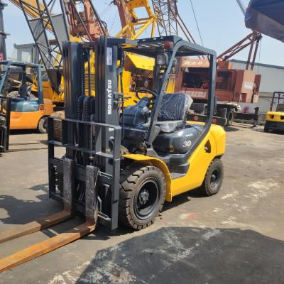 China Construction worksÂ   3 Ton Used Komatsu Forklift Used Japan Diesel Original Forklifts KOMATSU FD30 for sale