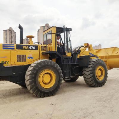 China KOMATSU Wa470-3 home use used second hand wheel loader low price 5 ton KOMATSU WA470 wheel loaders for sale for sale