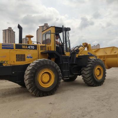 China good used condition original KOMATSU WA470-3 home wheel loader komatsu wa320 360 380 470 wheel loader for sale for sale