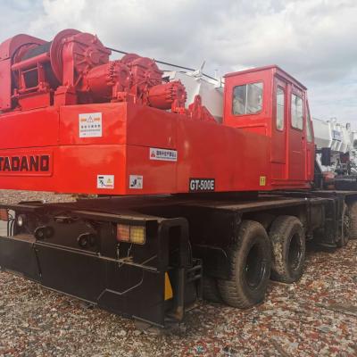 China TRUCK CRANE Used 50 Ton Original Japan Tadano GT-500E Truck Mobile Crane Tadano Used Crane Truck GT-500E 50 Ton Crane for sale