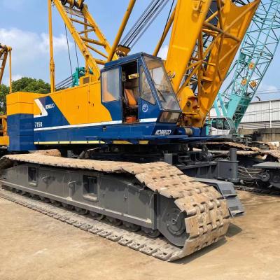 China CRANE TRUCK Original Used Japan Kobelco 7150 Used 150 Ton Crawler Crane Kobelco 150tons 90m Height For Sale for sale