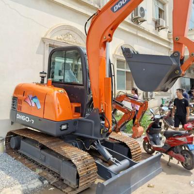 China Home Use Excavator Used Excavator 6 Ton Price Doosan DH60 DH60-7 Mini Hydraulic Crawler Excavator for sale