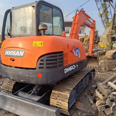 China Home use South Korea original used doosan mini crawler DH60 small excavator doosan low price DH60-7 for sale for sale