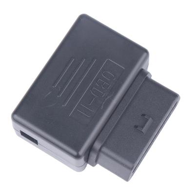 China 100% Premium Car Diagnostic Cover 16 Pin Interface Female Connector OBD Plastic Adapter Enclosure Case For Vehicle Inexpection Tools for sale