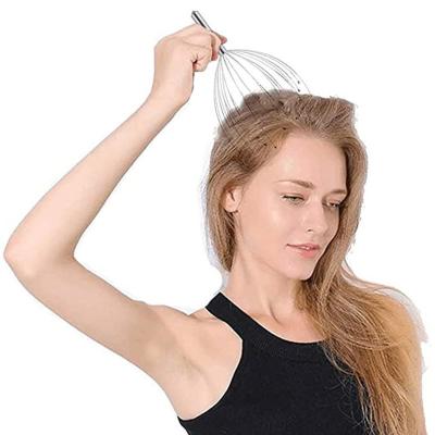 China Comfortable Scalp Massager Stainless Steel Handheld Massage Tingler 12 Grabboard for Deep Relaxation and Relaxation for sale