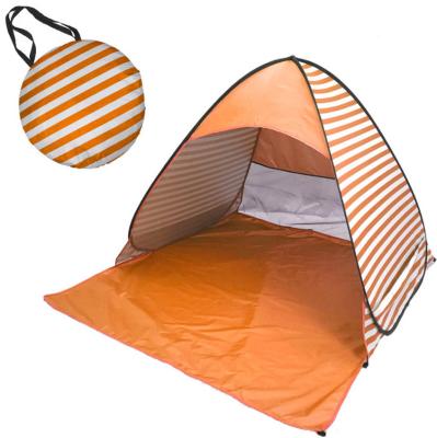 China UV-resistant beach tent 2 seconds leisure tent automatic quick open outdoor anti-ultraviolet tent lightweight bag for sale