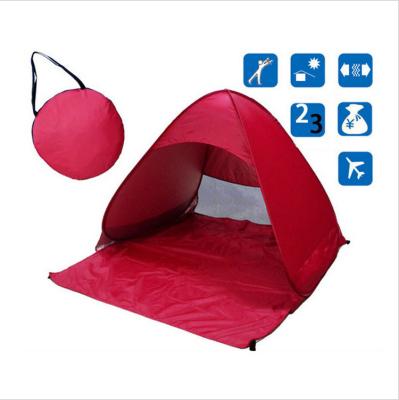 China Baiyuheng New Design Beach Tents UV-Resistant Shelter 4-5 Person Pop Up Sun Shade Anti-UV for sale