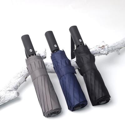 China New 12 Bone Umbrella Advertising Folding Umbrella Self-opening Custom Umbrella Minimalist Full Automatic LOGO Business Custom Umbr for sale