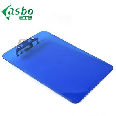 China Plastic Office Stationery Folder Clipboard PP Plastic Storage Writing Clipboard Hospital Clipboards for sale