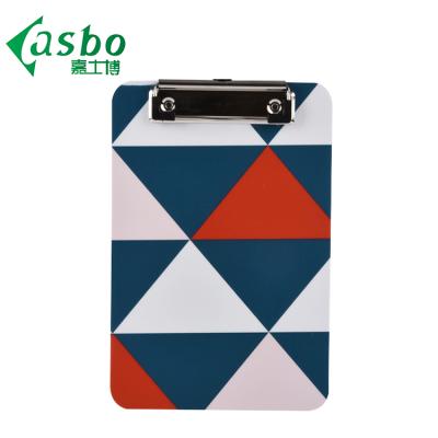 China School Cardboard A4 Custom Different Colors Clear Acrylic Printing Writing Solid Clipboards for sale