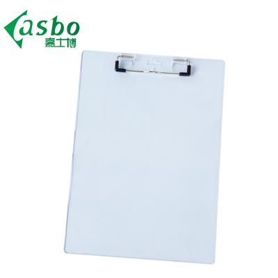 China Factory Custom Plastic School Clipboard A4 Size Double Sided Folding Clip Board for sale