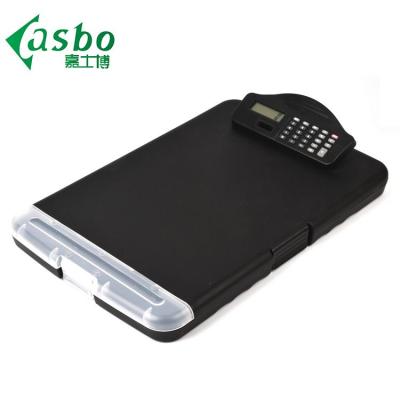 China PS Best Choice Factory Supply Plastic Storage Clipboard With Computing for sale