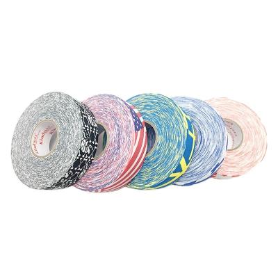 China Hockey Sports Sticky Tape 2.5cmx25m Anti-Slip Wear Resistant Sports Waterproof Tape Hockey Stick Packing Hockey Tape for sale