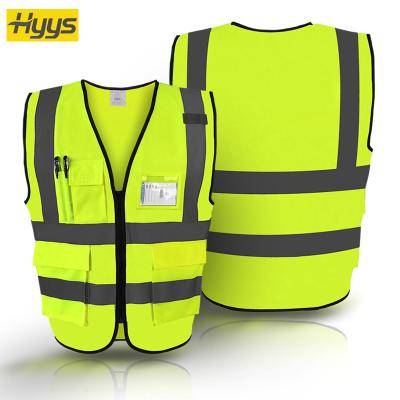 China Construction site high reflective reflective construction vest fluorescent clothing greening sanitation150g for sale