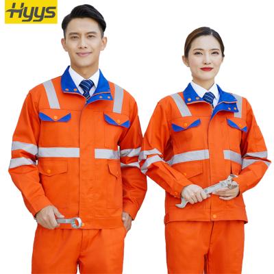 China Work Factory Supply Reflective Uniform Manufacturer Tapes Work Wear Work Clothes For Construction for sale