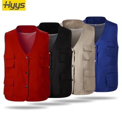 China Cool Vests Cotton Work Vest Clothes Mens Boys Invest Construction Work Suit Uniform Wear for sale