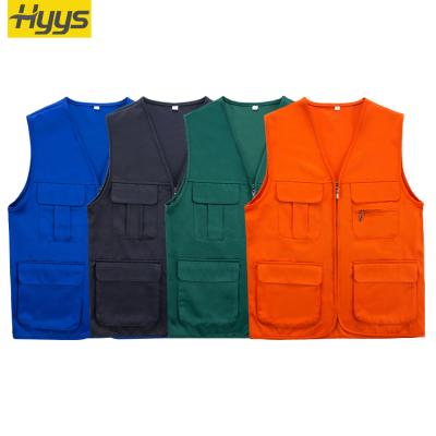 China Cool Vests High Quality Work Vest Clothes Mens Boys Invest Construction Works Suit Uniform Wear for sale