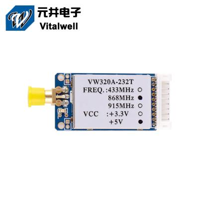 China VW320A 232TTL 868MHz rf 1km wireless data transmission receiver rs232 to TTL converter iot rf transceiver module for sale