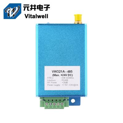 China VW321A 1W RS485 433mhz FSK wireless data transmission transmitter and receiver uart wireless data transmission for sale