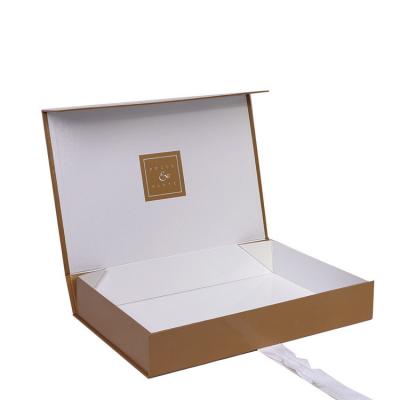 China Recyclable Custom Gift Box Magnet Recyclable Paper Folding Gift Cardboard Cosmetic Packaging Box for sale