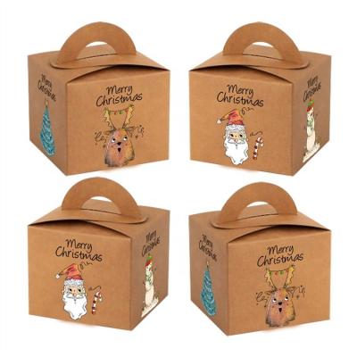 China Custom Printed Recyclable Wrapping Paper Food Grade Packaging Cupcake Cake Boxes For Bakery Pizza Pie Pastry Dessert Bread for sale