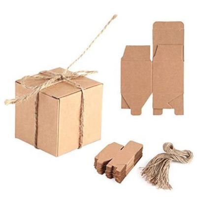 China Recyclable Eco Friendly Wholesea Paper Wrapping Gift Wedding Party Wrapping Paper Box With Ribbon For Cookie Cindy Sugar Gift for sale