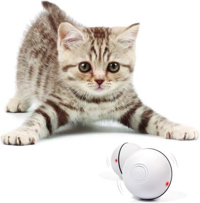 China Rechargeable Automatic Funny Mobile Toys Stocked Cat Electronic Rolling Toy Motion Censor Electric Usb Charging Ball for sale