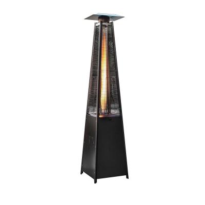 China 2021 Stocked Pyramid Patio Heater Gas Garden Triangle Heater Dancing Flame Propane Patio Heater For Party Supply Heating for sale