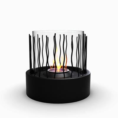 China Bio Stored Office Bio Fireplace Fireplace Table Lamp Ethanol Desktop Fireplace for sale