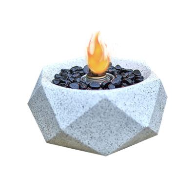 China Manufacturer Direct Sales Garden Stocked Outdoor Cheap Insert Table Top Ethanol Fireplace for sale