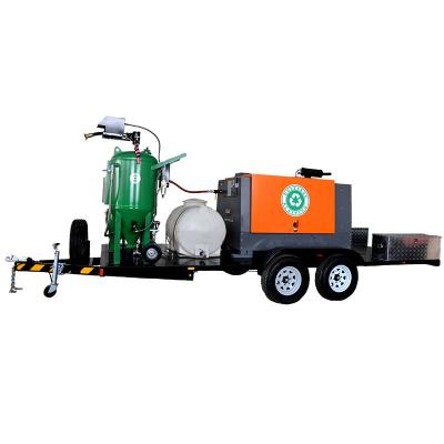 China DB500 portable sand blasting device tank sand blaster sale abrasive rust blast portable cleaning price for sale