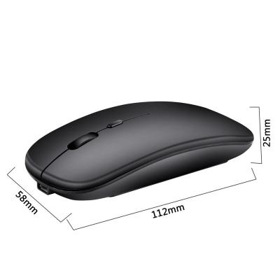 China Mini 2.4G Rechargeable Wireless Mouse 7 Color LED Ultra-thin Silent Light High Quality Wireless Mouse Suitable for Desktop Computers for sale