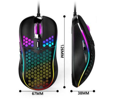 China Hotsales Game Wired Wired Gaming 7 Back Led Gamer 7200dpi Lightweight Breathing Optical Computer Inground Mice Usb Mice for sale