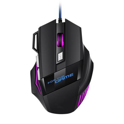 China Gaming hotsales Mechanical Wired Gaming Mouse 6Keys Wired 3600dpi Ergonomic USB Mouse Gamer RGB Backlit Glowing Gaming Mouse For Laptop Computer for sale