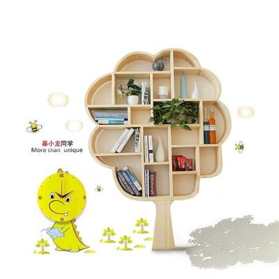 China (Other) Adjustable Solid Wood Bookcase Bookshelf Wine Bookshelf Cabinet Creative Bookcase Multi-Layer Display for sale