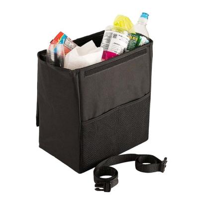 China No X-Large Sturdy Auto Waterproof Car Trash Can Waste Organizer With Lid for sale