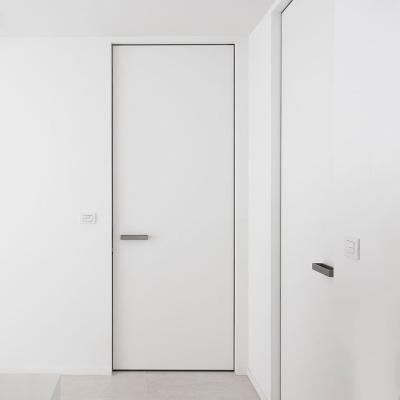 China American Europe and America simple design frameless invisible white door hidden interior profile invisible door for sale