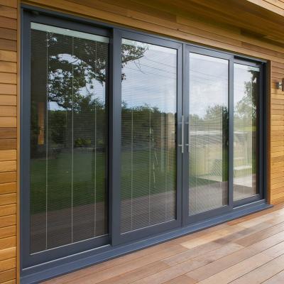 China Europe and America Foshan outside balcony doors manufacturers good quality sliding glass door for frameless exterior doors patio balcony for sale