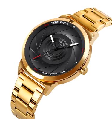 China Hot Selling Power Reserve Quartz Watch Gold Plated Wooden Quartz Watch Quartz Watch Price for sale