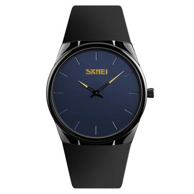 China Skmei 1601S Waterproof Customer Watch Private Label Minimalist Men Watch Black Quartz Watch for sale