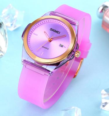 China SKMEI Waterproof Silicone Fashion Casual Lady 1792 Waterproof Quartz Watches for sale