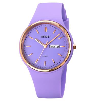 China SKMEI 1747 Waterproof Silicone Fashion Women Japan Movement Quartz Watch for sale